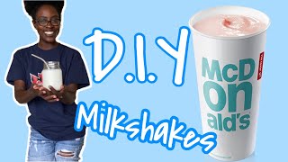 DIY MCDONALDS MILKSHAKES RECIPE  QUICK amp TASTY [upl. by Lothaire]