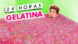 24 HORAS EN BAÑERA DE GELATINA  CASI MUERO [upl. by Delcina]