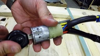 How to change ignition lock switch on a Peugeot 206 [upl. by Wj]