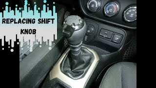 2016 Jeep Renegade Replacing Shift Knob [upl. by Analaj22]