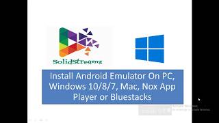 Solid Streamz 18 APK for PC Windows 10 87 Mac iOS iPhone [upl. by Ailsun]