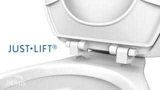 Just•Lift® Toilet Seat for Easy Cleaning [upl. by Menard]