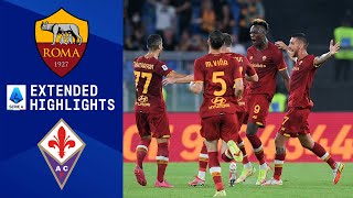 Roma vs Fiorentina Extended Highlights  Serie A  CBS Sports Golazo [upl. by Navetse]