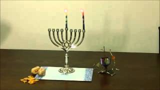 How To Light A Hanukkah Menorah [upl. by Bortman]