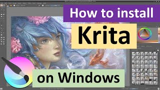 How to install Krita on Windows 10 [upl. by Philip]