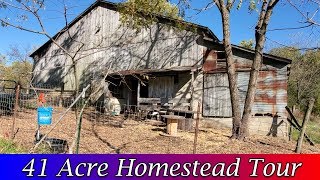 Homestead Tour  2019 Tour of our 41 Acre Homestead [upl. by Idnod876]