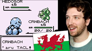 PLAYING POKEMON RED IN WELSH [upl. by Akinna]