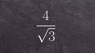 Rationalizing the denominator with a radical [upl. by Christabelle]