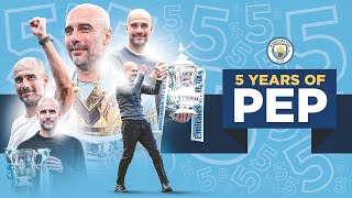 5 YEARS OF PEP GUARDIOLA  Our Manager marks 5 years to the day he joined Manchester City [upl. by Artenehs]