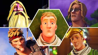 Evolution of Jonesy in All Fortnite Trailers amp Cutscenes [upl. by Melba]