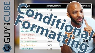 Power BI Conditional Formatting By Another Column [upl. by Blumenthal]