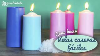 Velas Caseras fáciles [upl. by Hofmann]