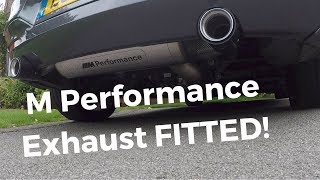 BMW M140i  M Performance Exhaust Fitted [upl. by Nealy]