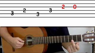 Guitar lesson 5  Beginner  La Bamba on four strings [upl. by Nortyad108]