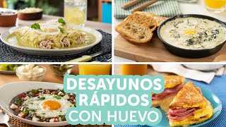 Desayunos rápidos con huevo Kiwilimón [upl. by Rudelson]