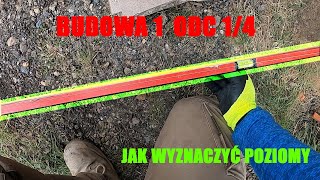 Jak wyznaczyć poziomy  Kostka Brukowa BUDOWA 1 ODC 14 [upl. by Airad]