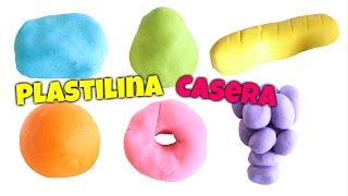 Plastilina Casera para Niños SIN COCINAR PLAY DOH Casero [upl. by Shanda558]