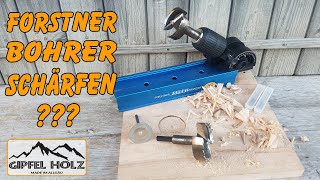 Stumpfer Fostnerbohrer  Schärfen mit FISCH Speed Grinder  Test [upl. by Eidurt]