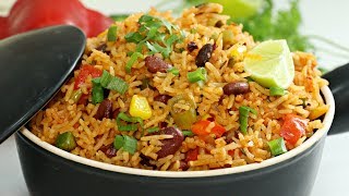 Mexican Rice Recipe  Easy One Pot Meal  How To Make Mexican Rice  Kanaks Kitchen [upl. by Yedrahs741]