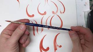 Rosemaling beginners Tutorial  Lise Lorentzen ASMR [upl. by Ellehcir]