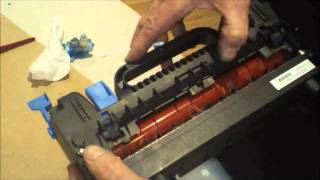 Cleaning an OKI Printer [upl. by Hannan479]