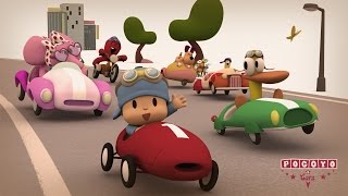 Pocoyo amp Cars The Great Race 20 minutes special [upl. by Bonnee]