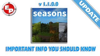 Seasons Update FS17Important Info You Should KnowPCMAC [upl. by Naimad]