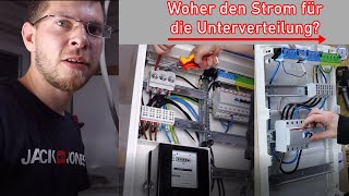 Strom für Unterverteilung abgreifen ElektroM [upl. by Ttekcirc130]