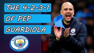 Pep Guardiolas 4231 Manchester City FC tactics [upl. by Biegel951]