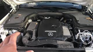 HOW TO ADD WINDSHIELD WASHER FLUID  MercedesBenz GLCClass  HOW TO [upl. by Acassej]