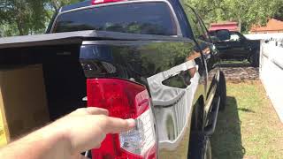 How To Remove Tail Light From Toyota Tundra  No BS Fast Version [upl. by Ynoffit395]