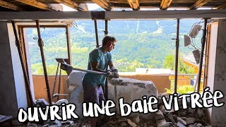 OUVRIR UNE BAIE VITRÉE  Passion Rénovation Ep3  Timelapse construction maison travaux [upl. by Donal195]