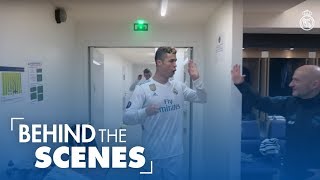 PSG 12 Real Madrid  RONALDO amp HIS TEAMMATES IN THE DRESSING ROOM Celebrations [upl. by Philender]