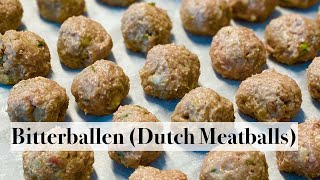 Bitterballen Dutch meatballs ‘The easy way’ [upl. by Vasiliki673]