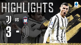 Juventus 30 Crotone  CR7 Flys With Double Header  Serie A Highlights [upl. by Yenohtna]