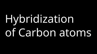 How to Identify the hybridization of Carbon Atoms [upl. by Zolner797]