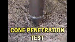 Cone Penetration Test2001 [upl. by Enialehs]