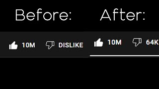 how to get YouTube DISLIKES back [upl. by Tegirb]