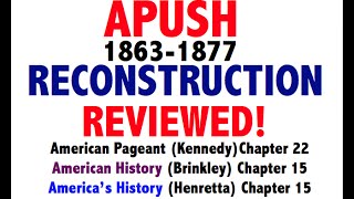 APUSH American Pageant Chapter 22 Review [upl. by Leeban]