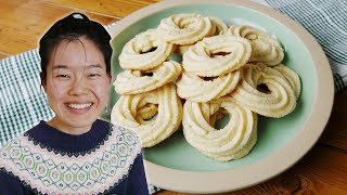 Crisp Homemade Butter Cookies By June  Delish [upl. by Kasper]