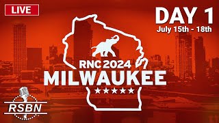 LIVE REPLAY Day One 2024 Republican National Convention in Milwaukee Wisconsin  71524 [upl. by Eiromem]