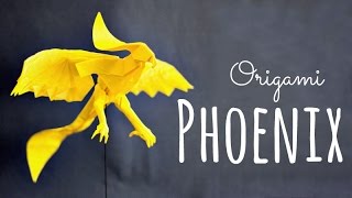 How to make an origami Phoenix Hongyi Wan [upl. by Briggs]