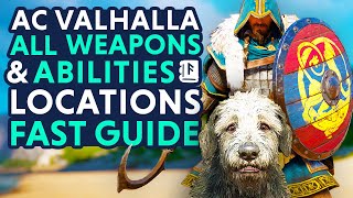 ALL 10 Weapons amp 6 Abilities Locations In Ireland  Assassins Creed Valhalla Wrath of the Druids [upl. by Fasta]