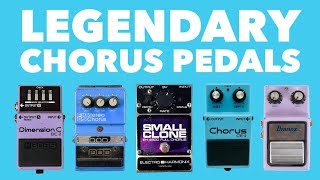 The Most Famous Chorus Pedals Ever [upl. by Olfe]