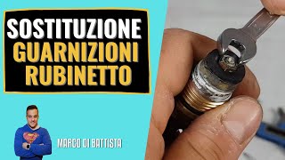 Come sostituire le guarnizioni di un miscelatore con manopole TUTORIAL [upl. by Aliuqaj924]