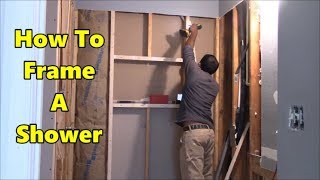 How To Frame A Shower Part 1 Of 4 [upl. by Tema]