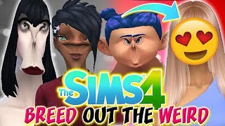 The Sims 4 Breed Out The Weird Challenge EXTREME SLIDER EDITION [upl. by Eidderf]