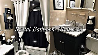 Rental Bathroom  5 INEXPENSIVE Things to do to Upgrade your Rental BATHROOM  Tips amp Hacks  2021 [upl. by Brezin29]