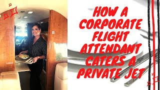 HOW A CORPORATE FLIGHT ATTENDANT ORDERS CATERING FOR A PRIVATE JET  PRIVATE FLIGHT ATTENDANT LIFE [upl. by Sorcim]