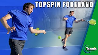 How To Hit A Topspin Forehand [upl. by Gainer]